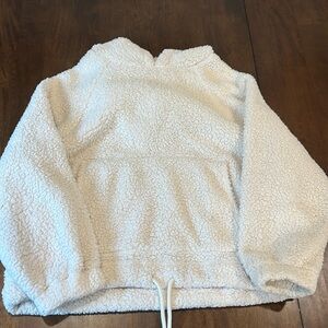 White Sherpa Sweater American Eagle